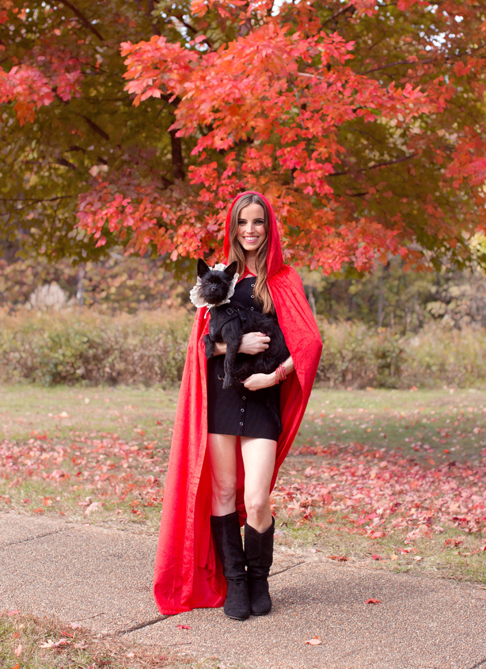 Little Red Riding Hood Halloween Costume Dog Wolf Grandma