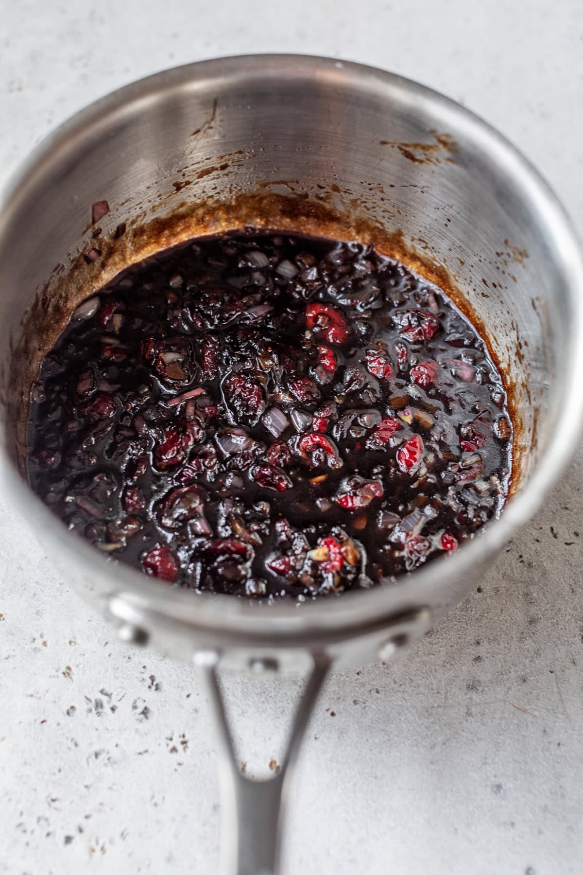 balsamic cranberries