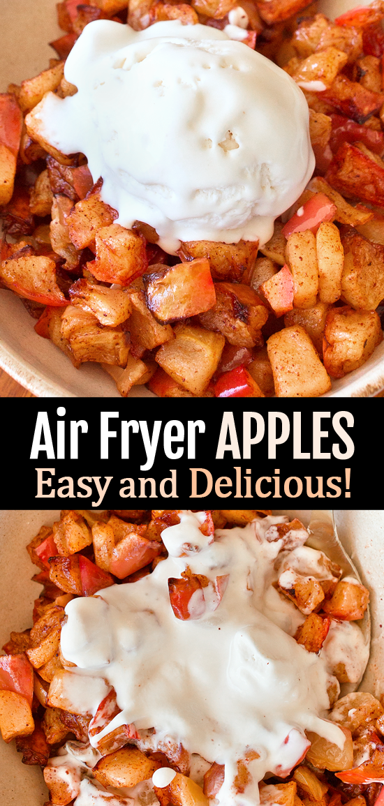 Delicious Air Fryer Snack Cinnamon Apples