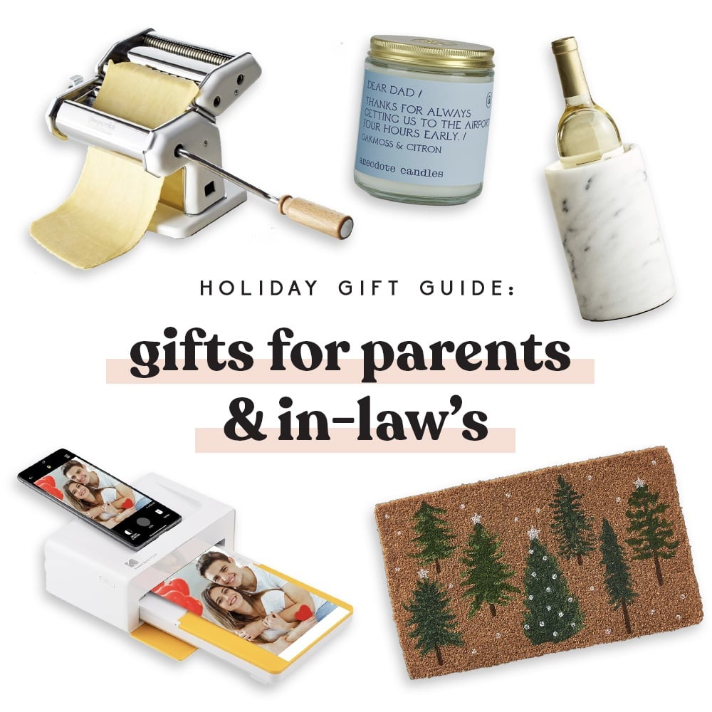 collage of gifts for parents and in-laws