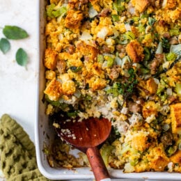 Savory Cornbread Sausage Stuffing