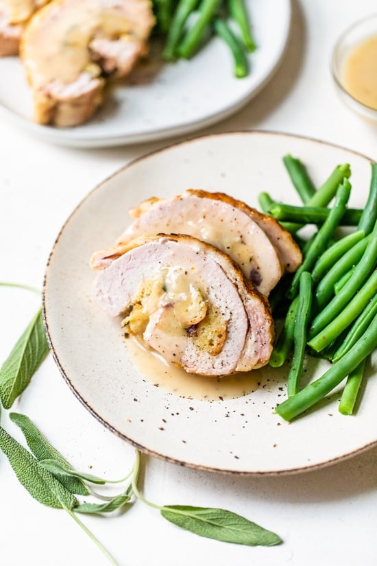 Turkey Roulade (Stuffed Turkey Breast)