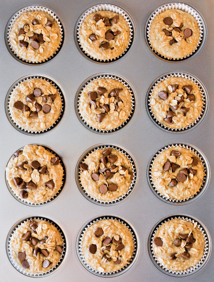 Vegan Oatmeal Muffins In A Muffin Tin