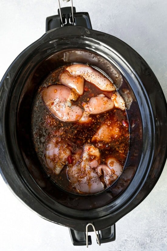 Chicken in slow cooker
