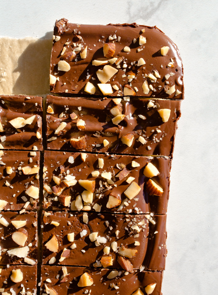 Keto Vegan Toffee Bars (Sugar Free)