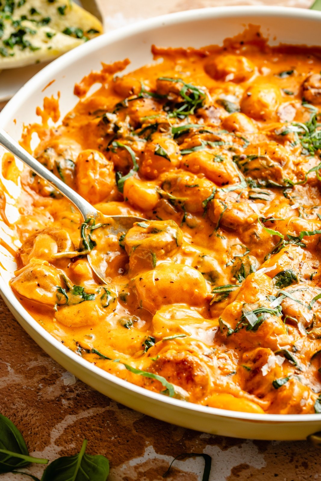 one pan tomato gnocchi with chicken sausage