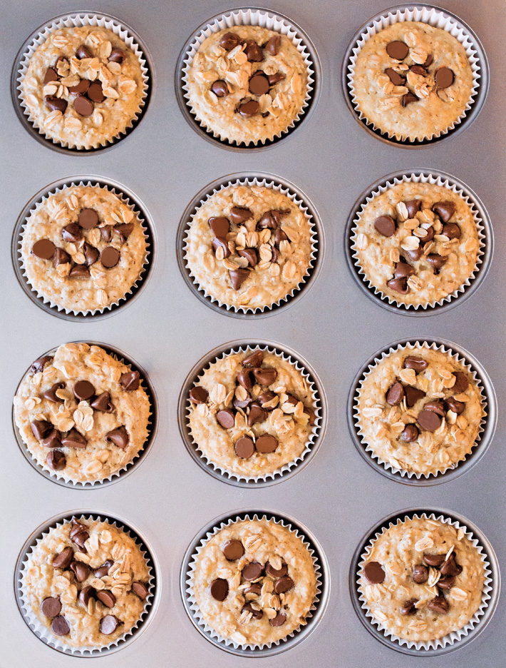 Vegan Oatmeal Muffins In A Muffin Tin