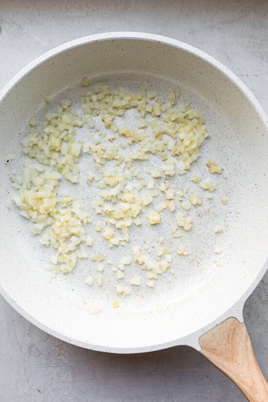 saute onions