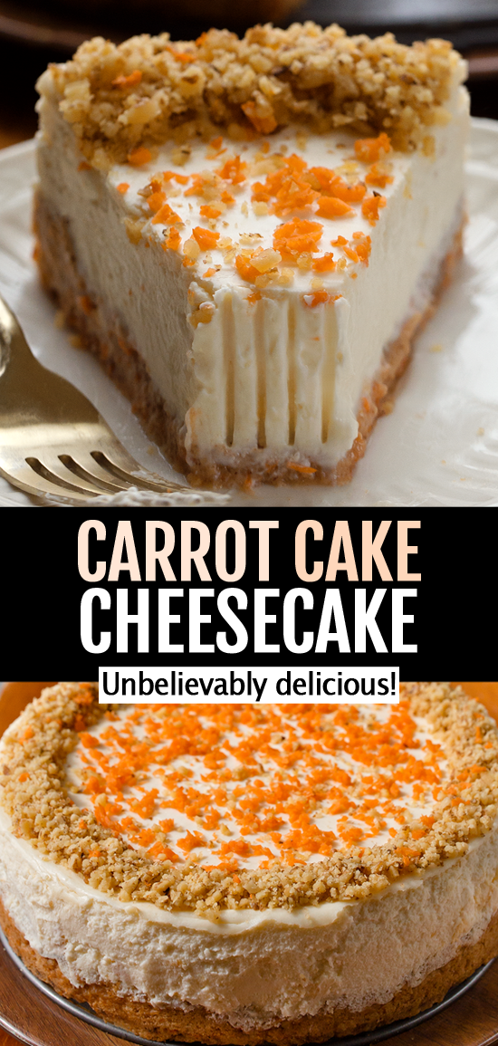 Carrot Cake Cheesecake Dessert (Vegan, Gluten Free)