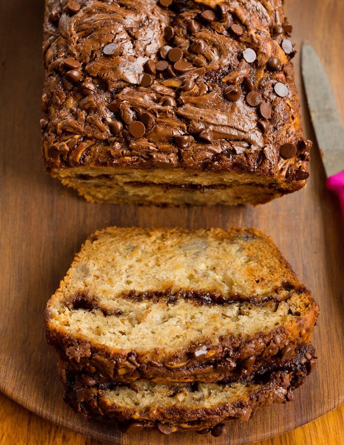 Chocolate Swirl Banana Bread