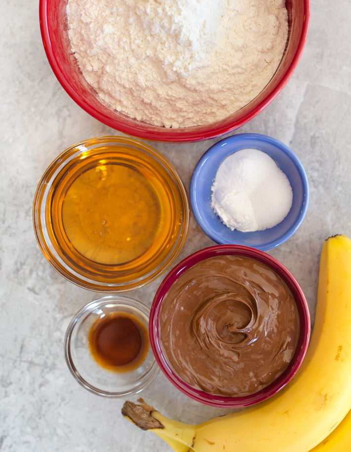 Nutella Banana Bread Ingredients