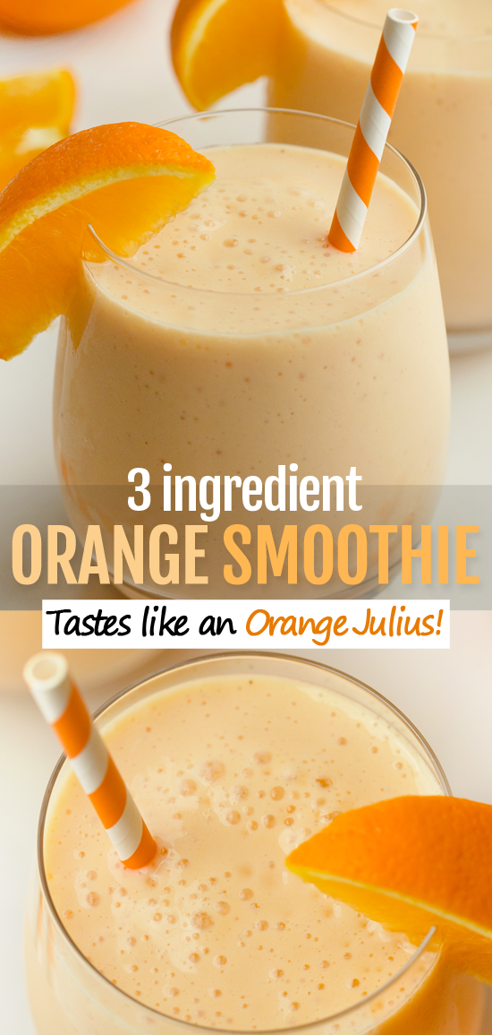 Orange Julius Smoothie Recipe (Healthy Snack Or Breakfast)