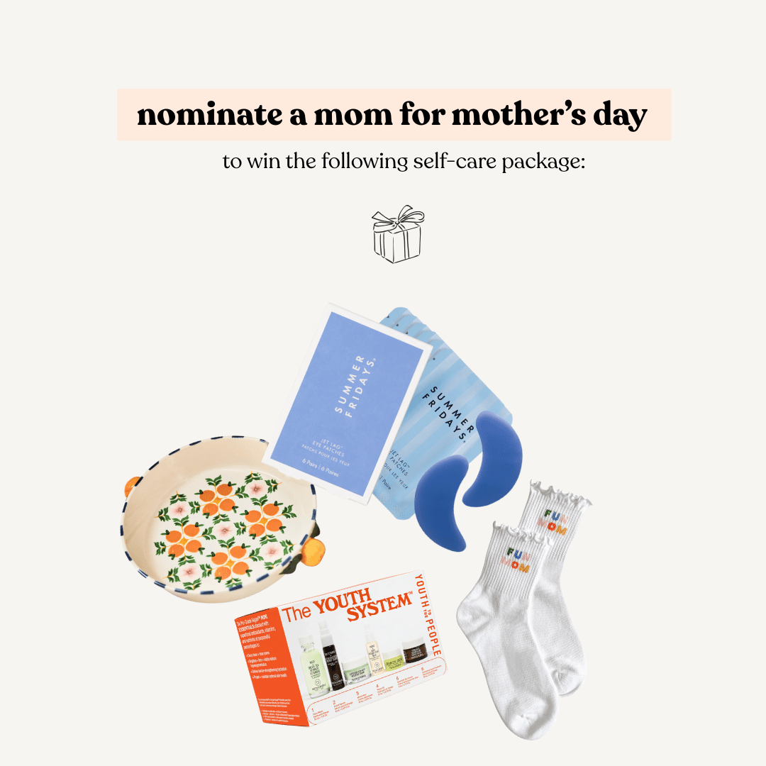 collage of mother's day gifts with text overlay