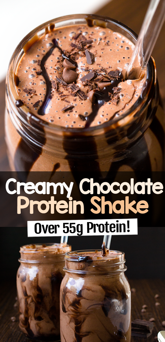 Creamy Chocolate Protein Shake Recipe (Single Serving, High Protein)
